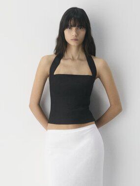 Aritzia Whisper Linen Halter